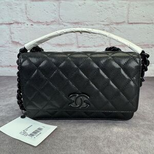 Chanel NEW Caviar My Everything Wallet on a Chain